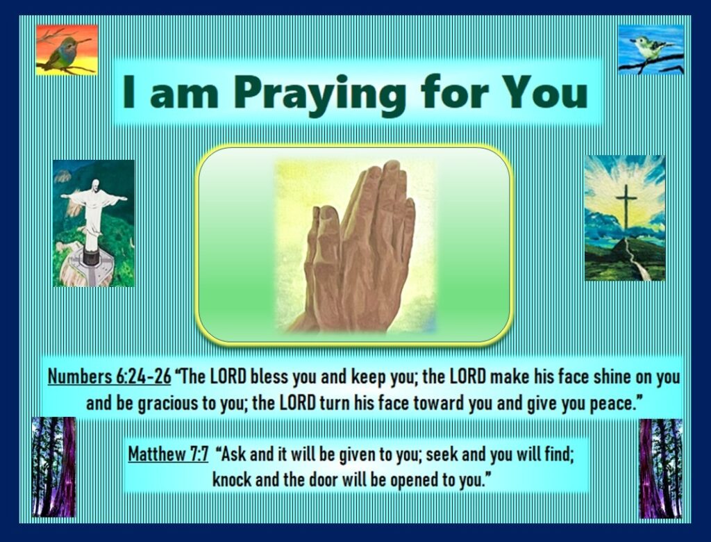Affirmation - I am praying for you