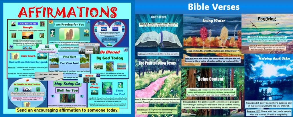 Affirmations & Bible Verses