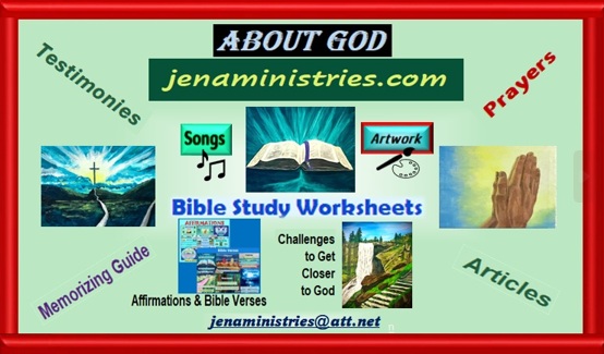 jenaministries.com ABOUT GOD